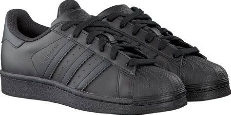 adidas superstar w dames zwart|adidas superstar sneakers.